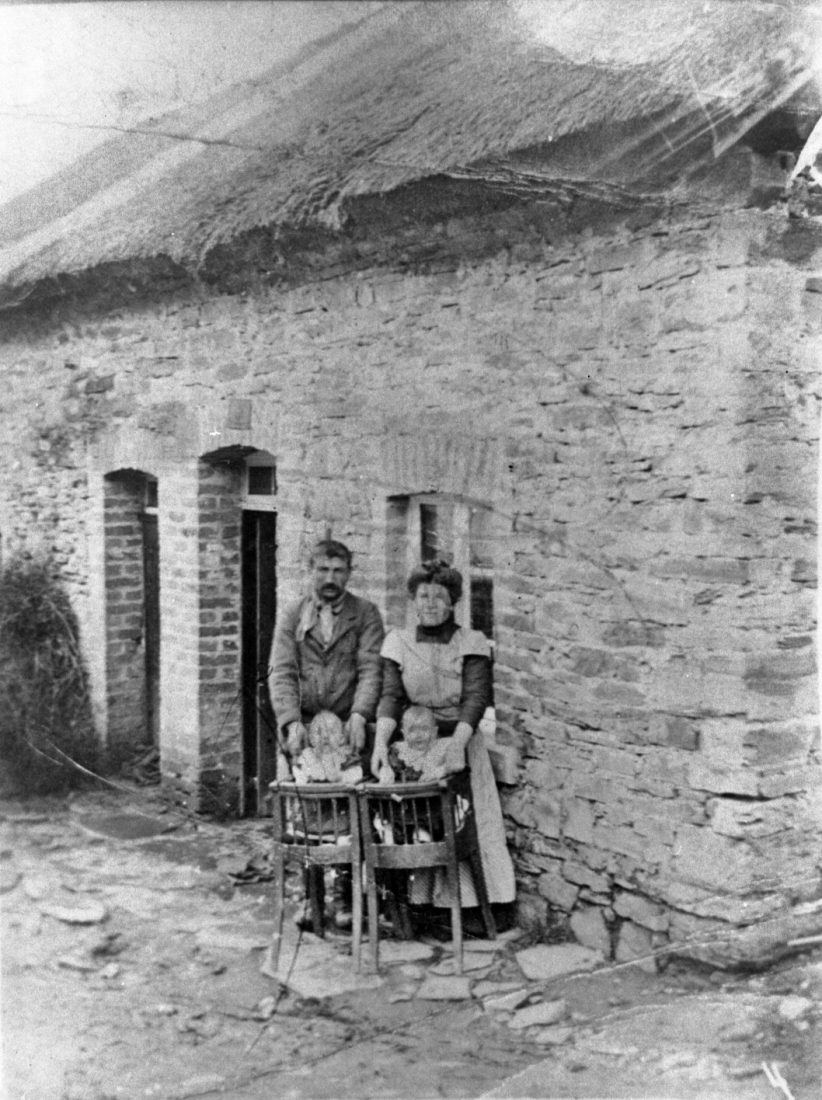 Das untere Schlecken-Haus um 1920.